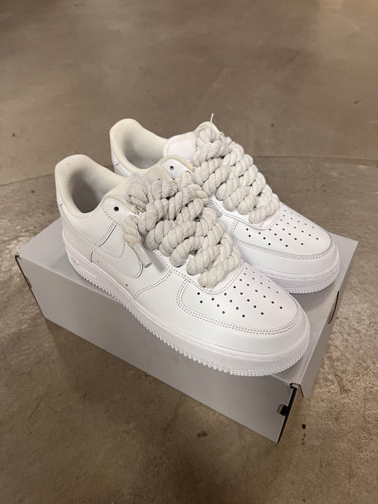 Air Force 1 Triple White Lacet Corde White