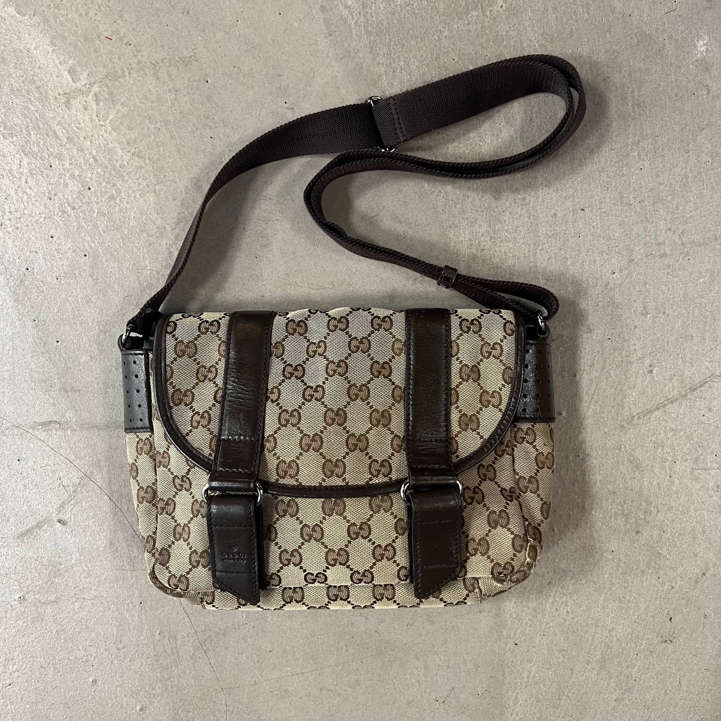 Gucci Messenger Bag Small Size Brown