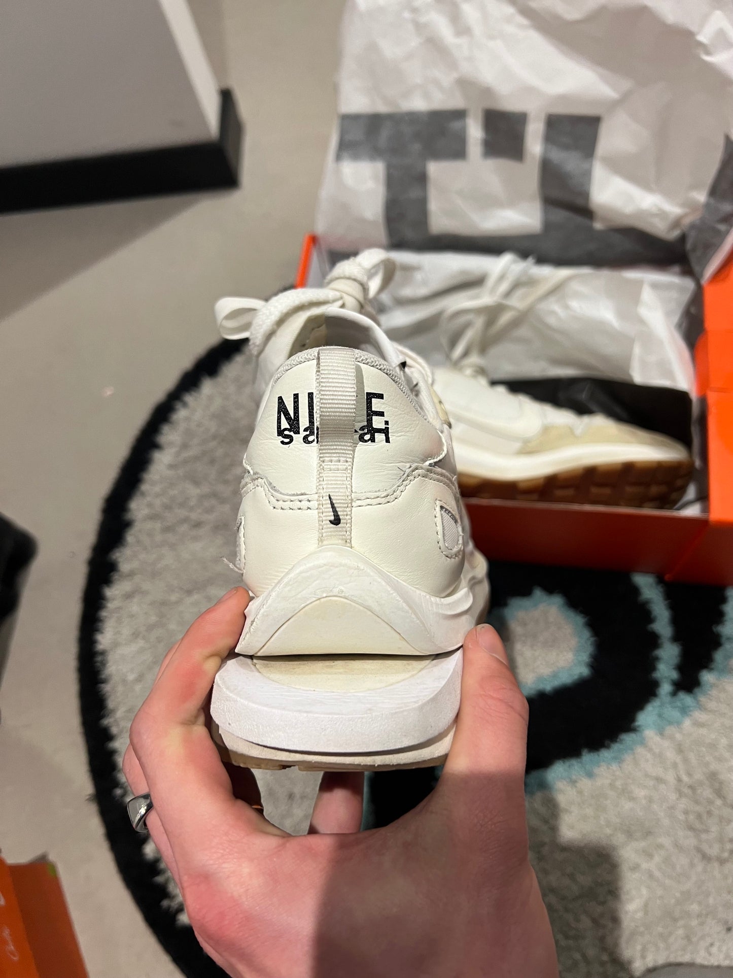 Nike Sacai Vaporwaffle White 43