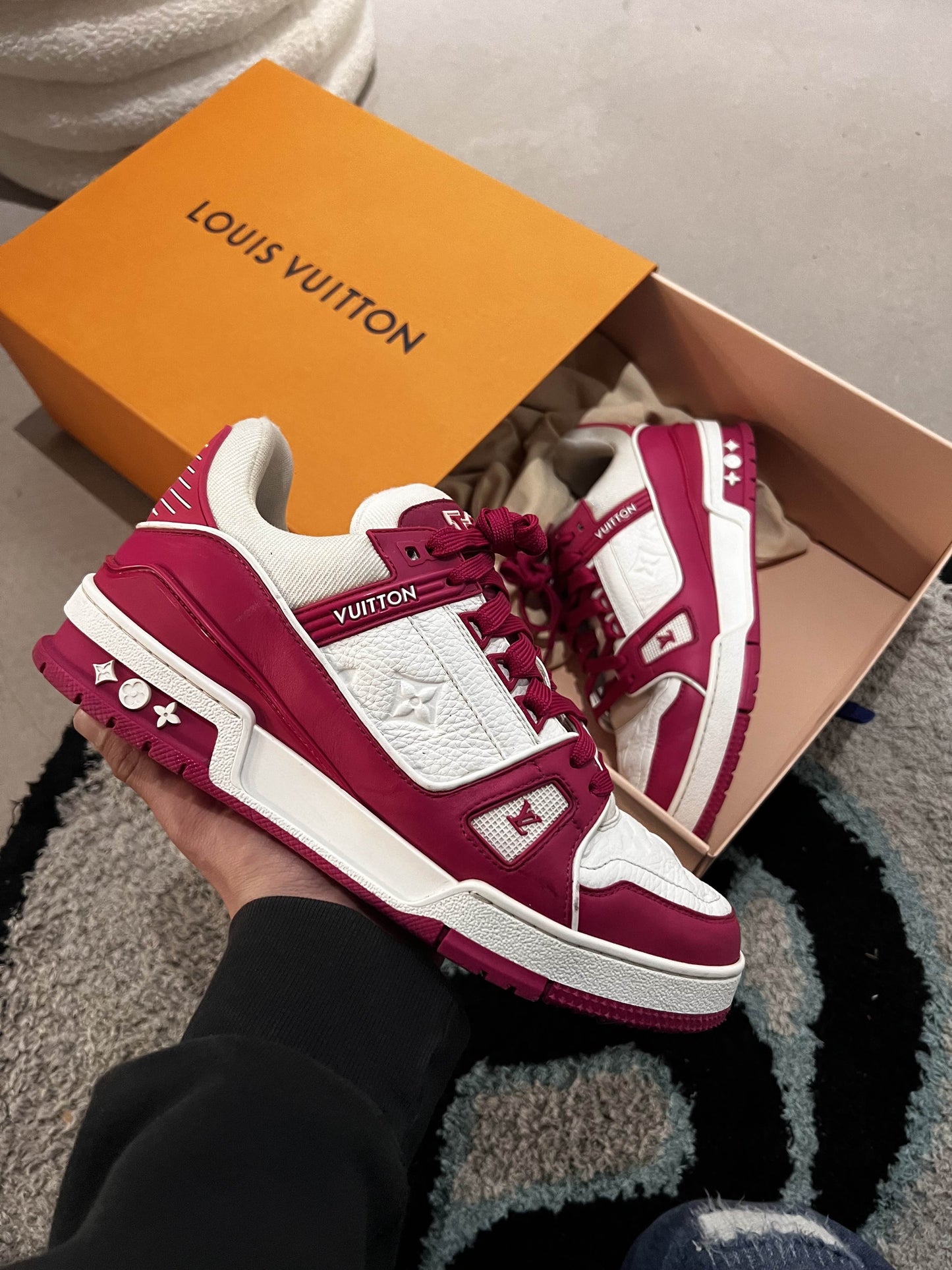 Louis Vuitton Trainer Pink 42,5