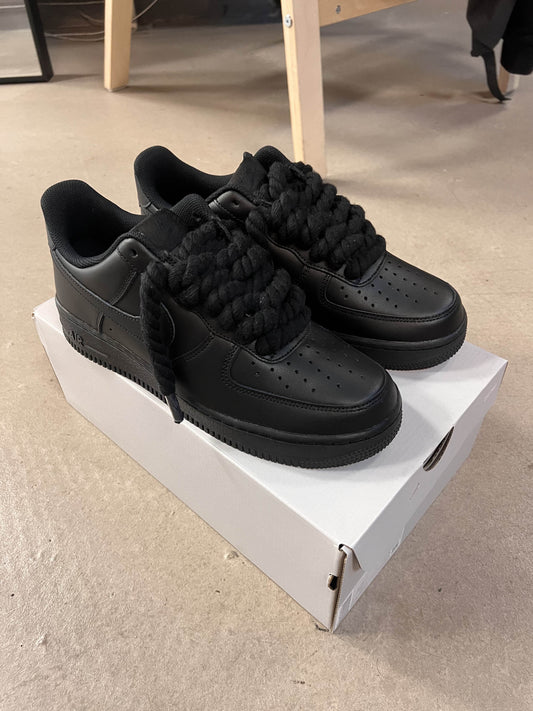 Air Force 1 Triple Black Lacet Corde Black