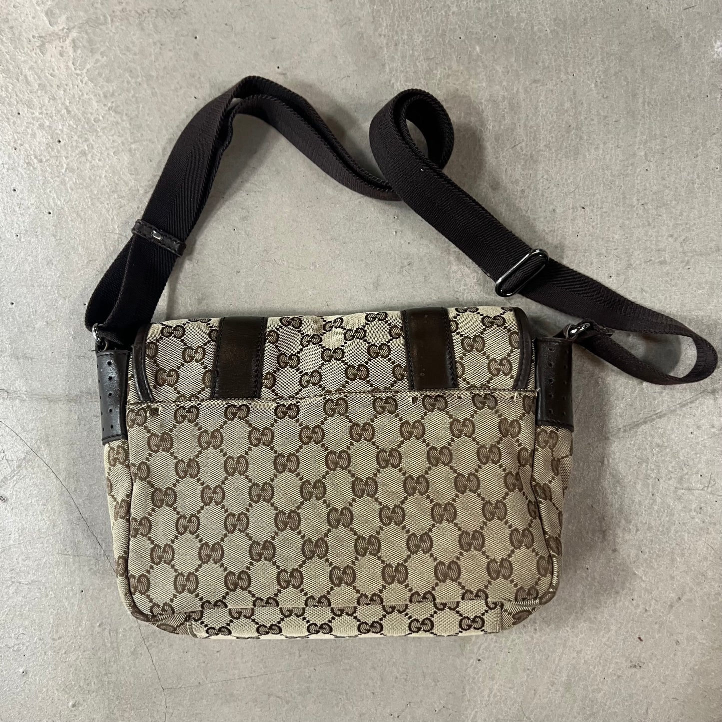 Gucci Messenger Bag Small Size Brown