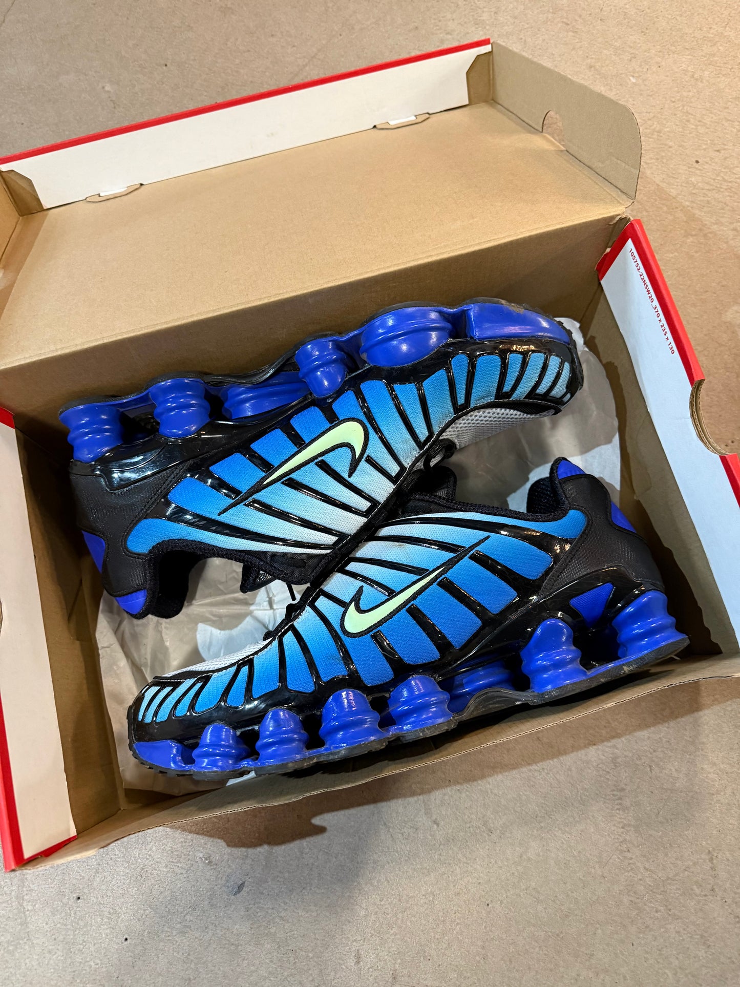 Nike Shox Racer Blue 46