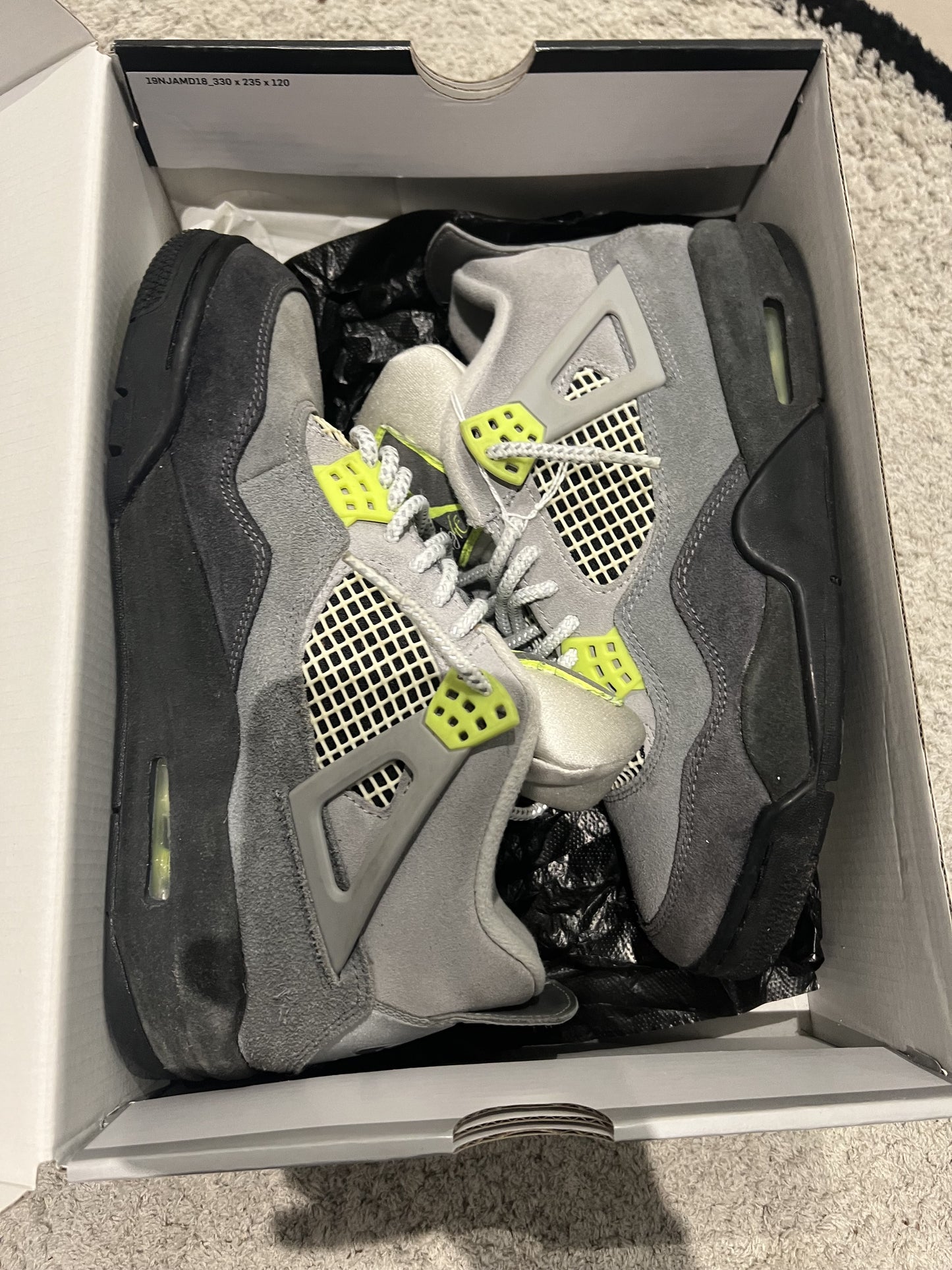 Jordan IV Neon 40,5