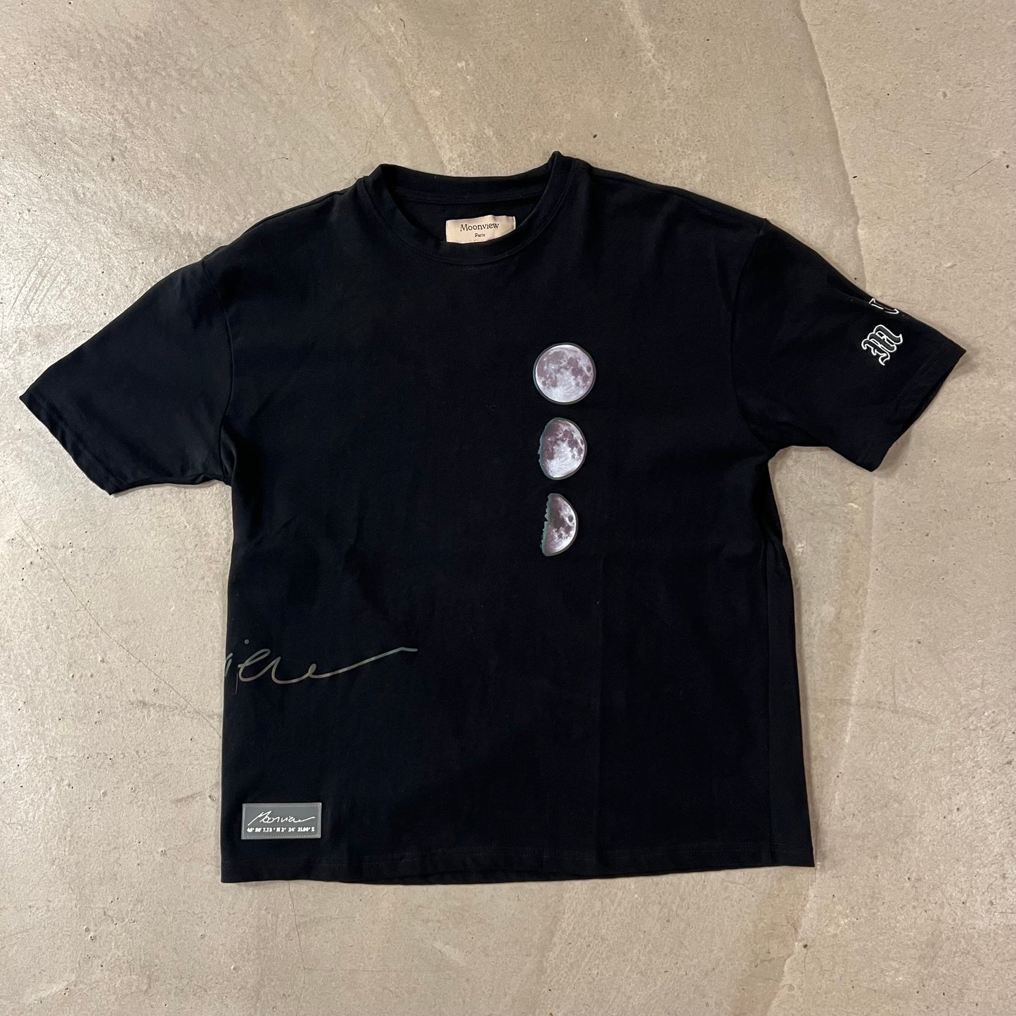 Tee Shirt MoonView Noir