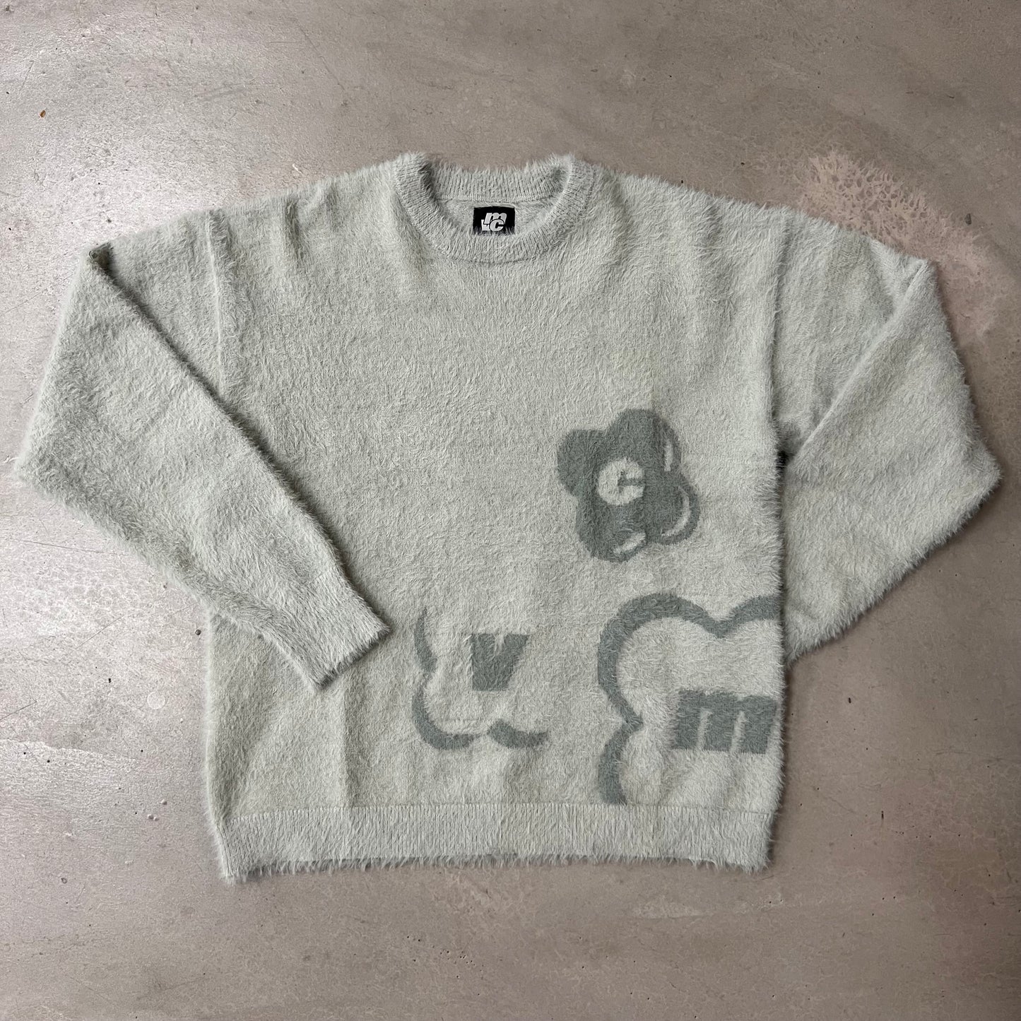 Crewneck Movoc Mohair Grey Light