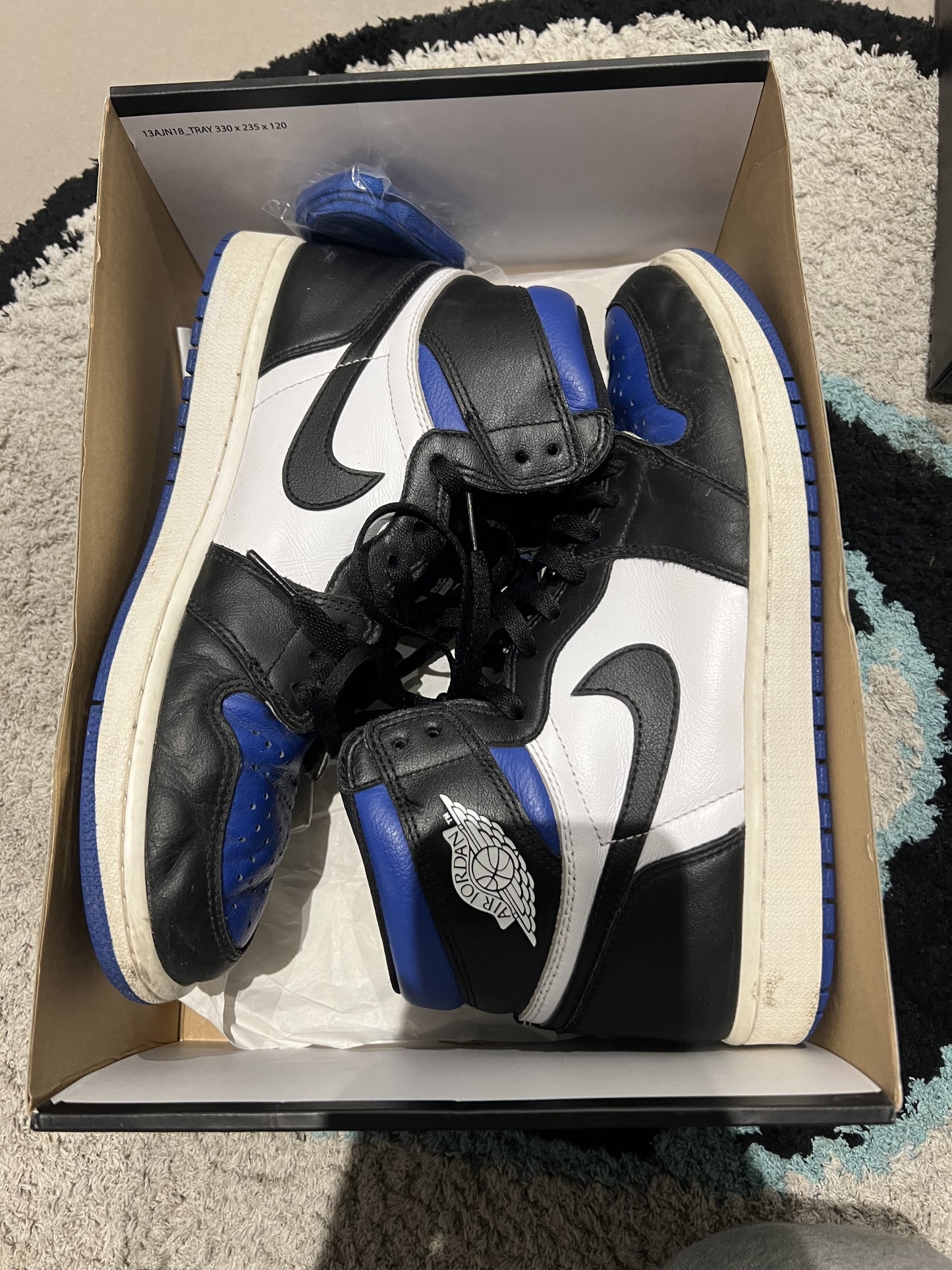 Jordan 1 High Royal Toe