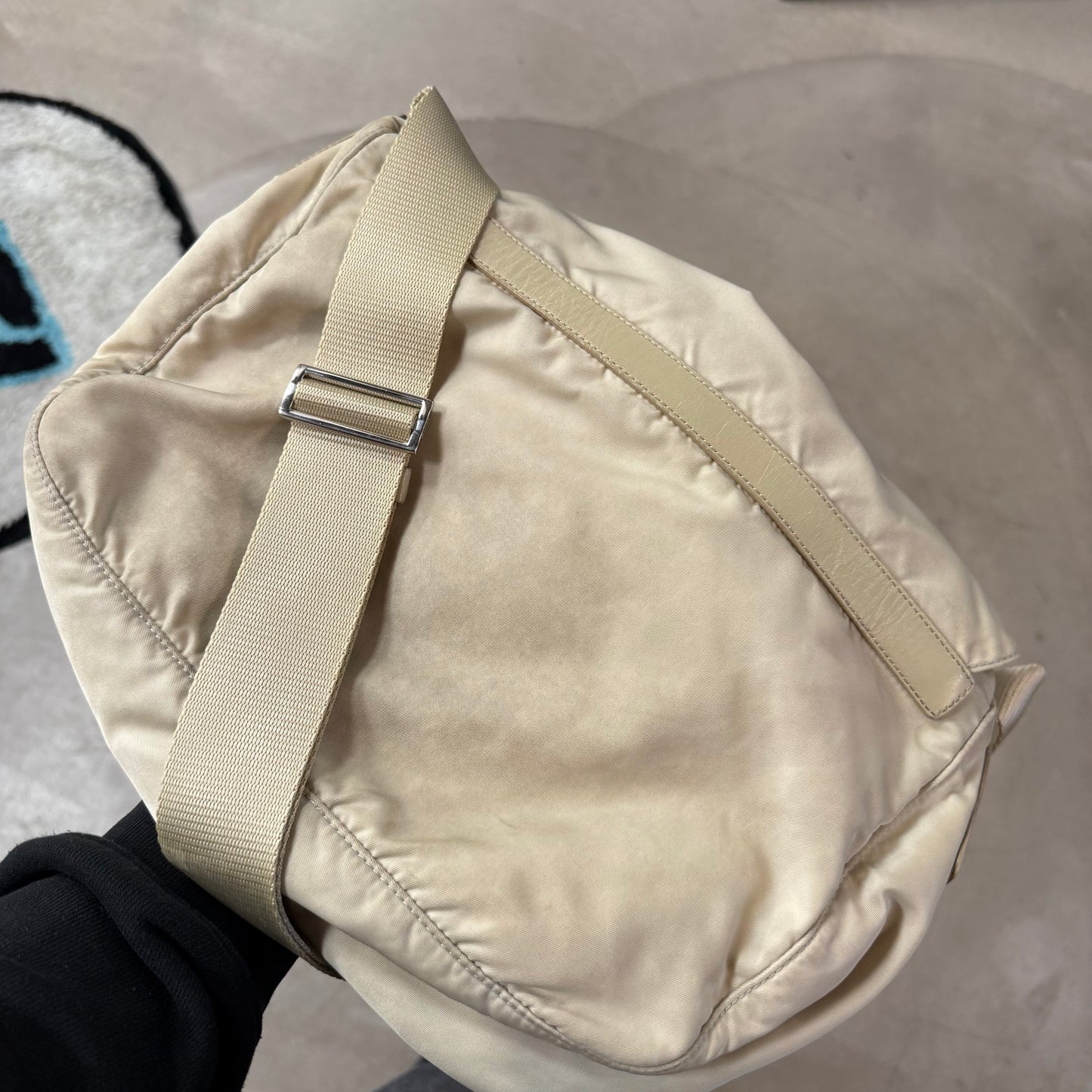 Prada Messenger Bag Double Strap White