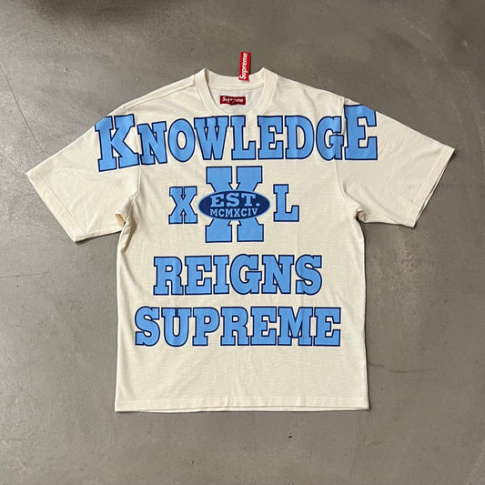 Tee Shirt Supreme University White Blue S