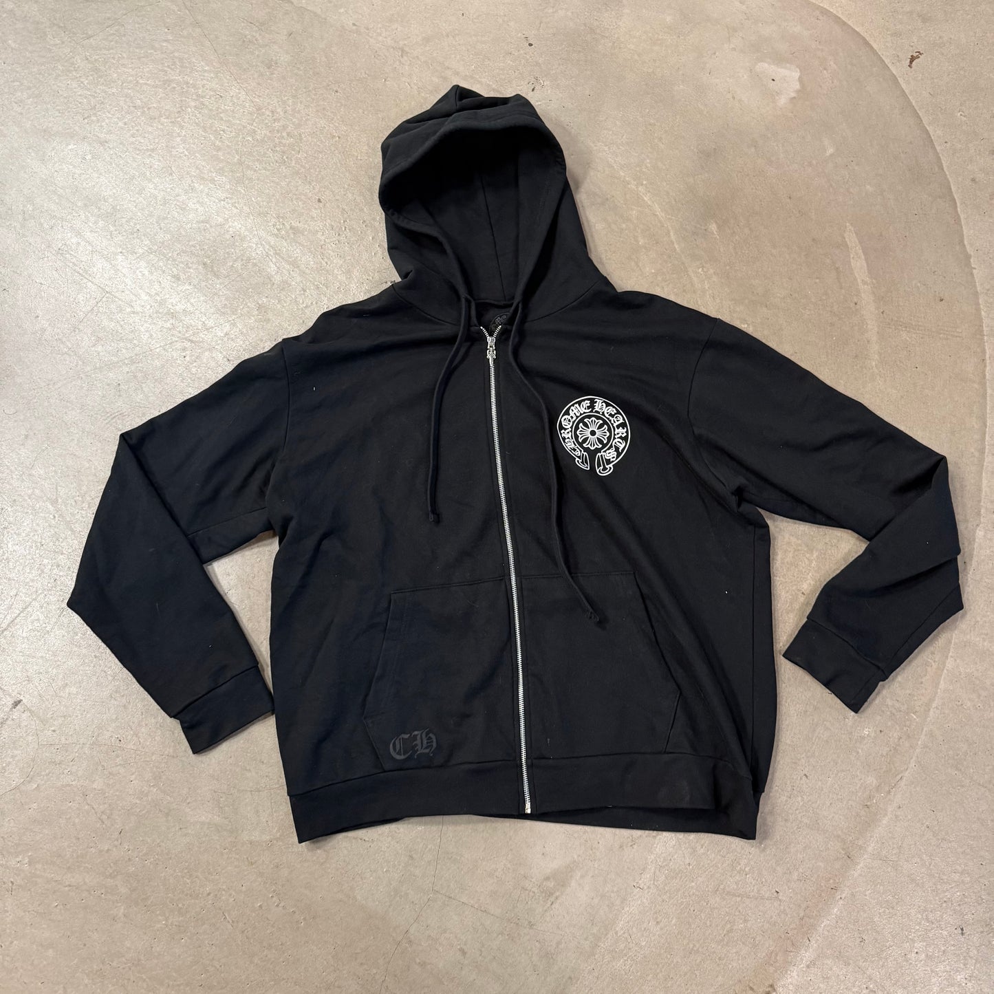 Veste Zip Chrome Hearts Black