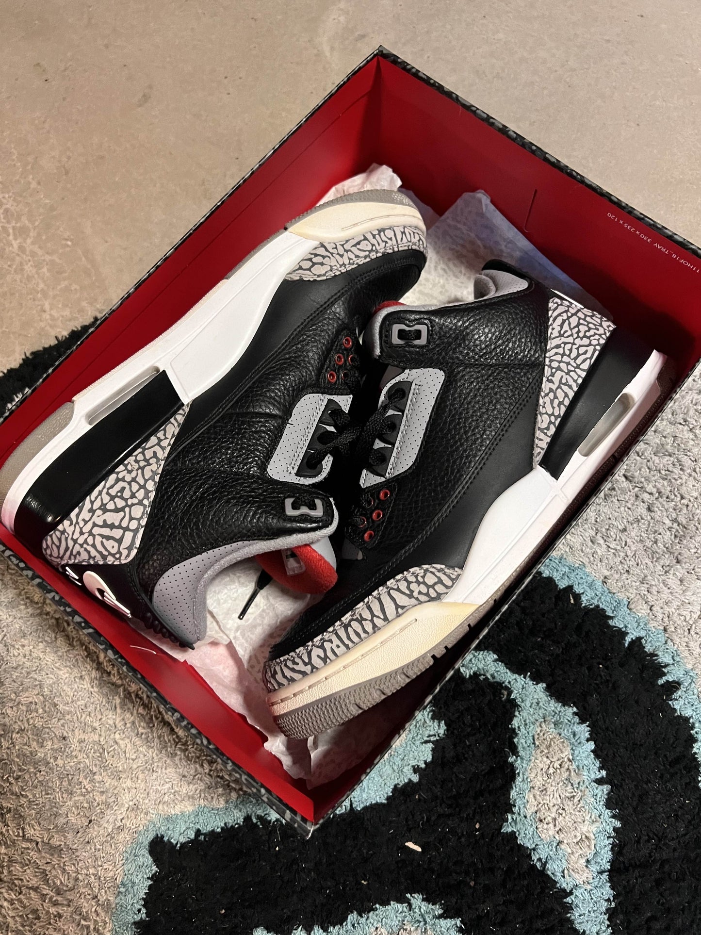 Jordan 3 Black Cement 2018 43