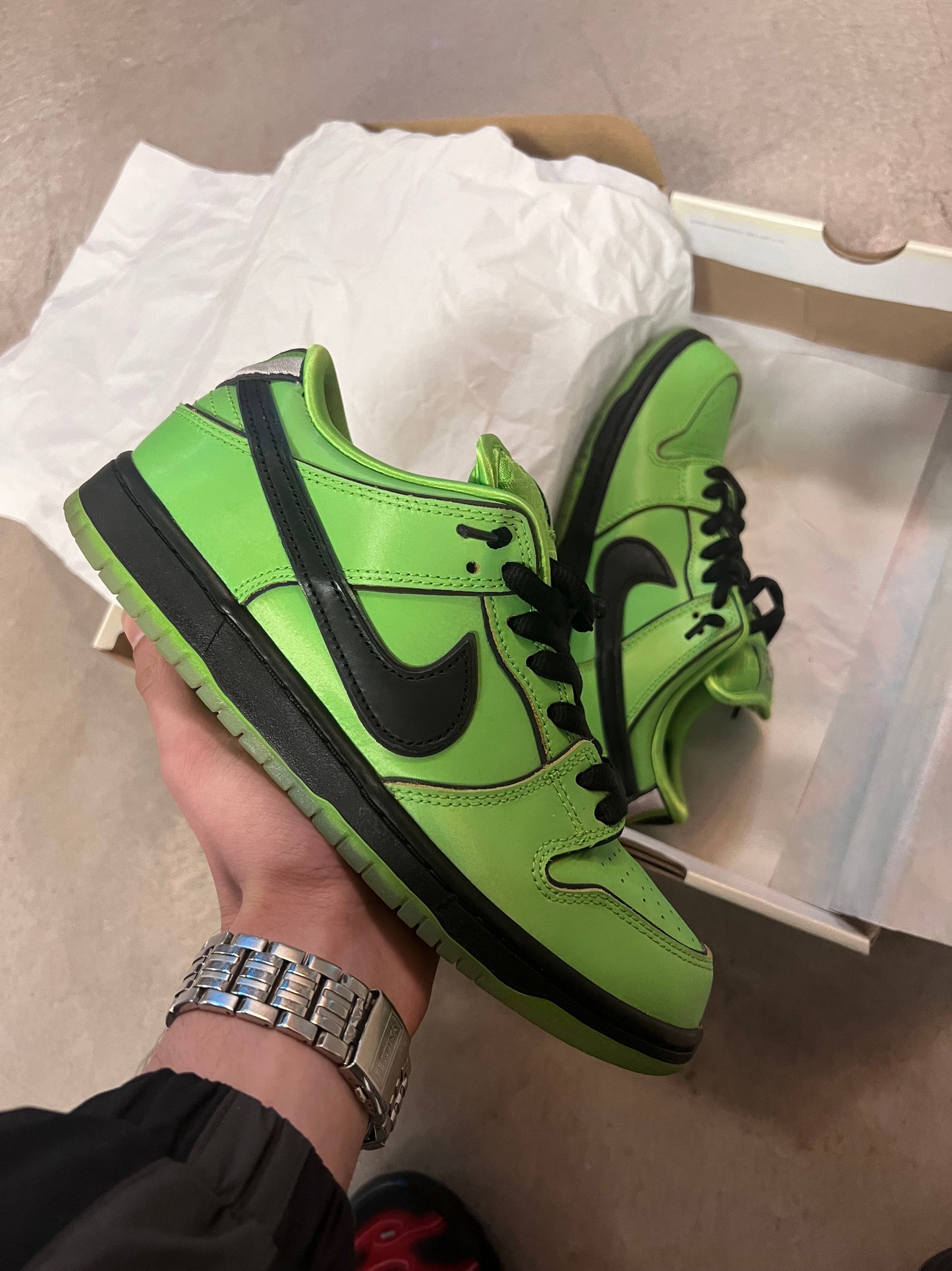 Nike Dunk Low SB Powerpuff Green 40