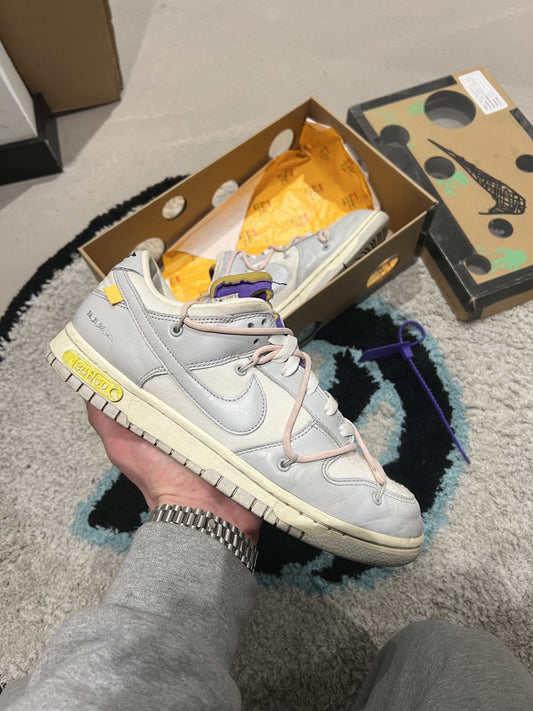 Nike Dunk Low Off White Lot 24 Taille 42