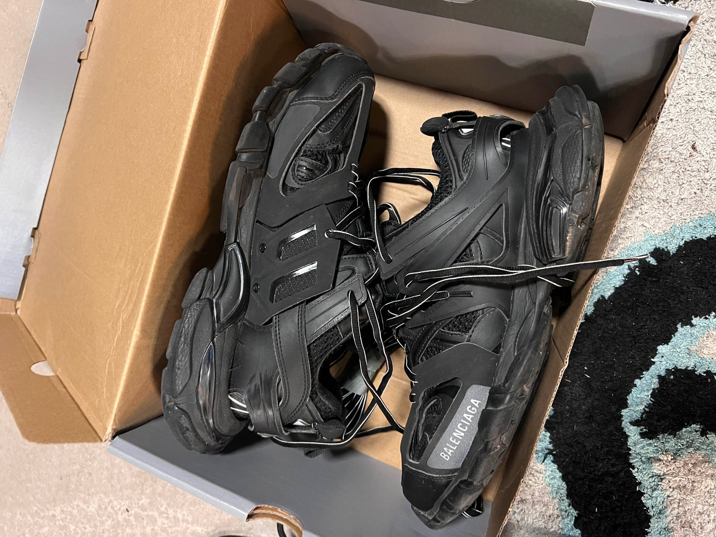 Balenciaga Track Black 42