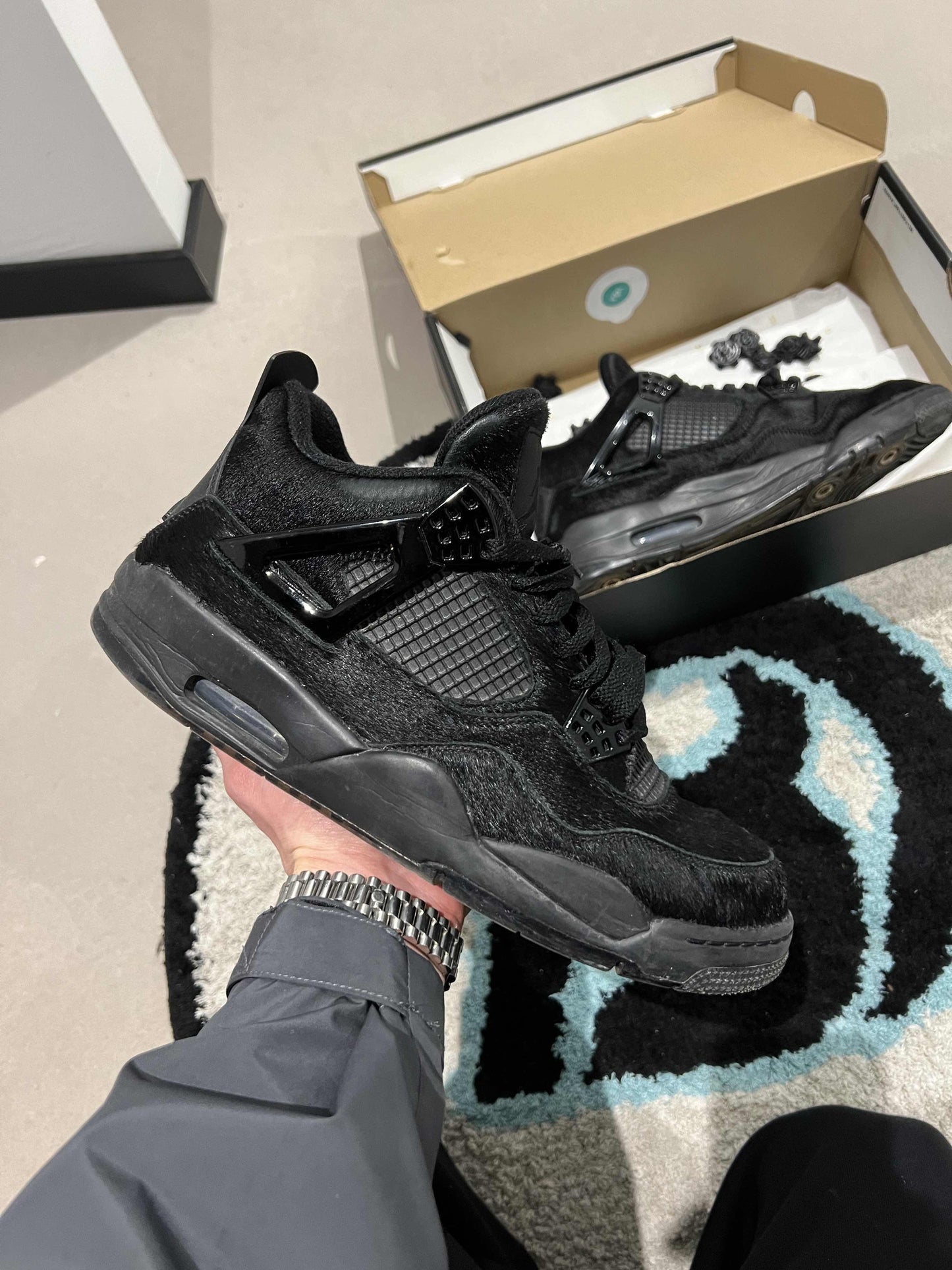 Jordan IV Black Cat Golf 45