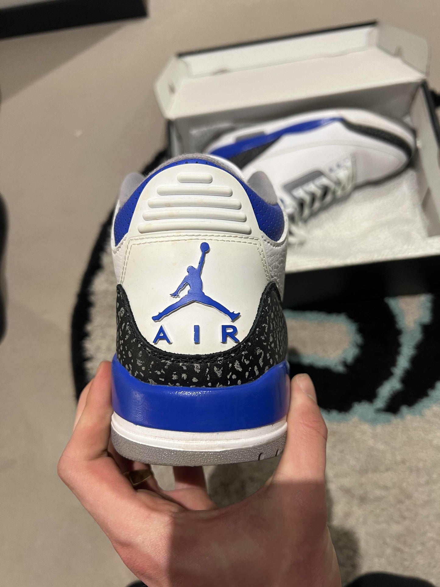 Jordan 3 Racer Blue 45