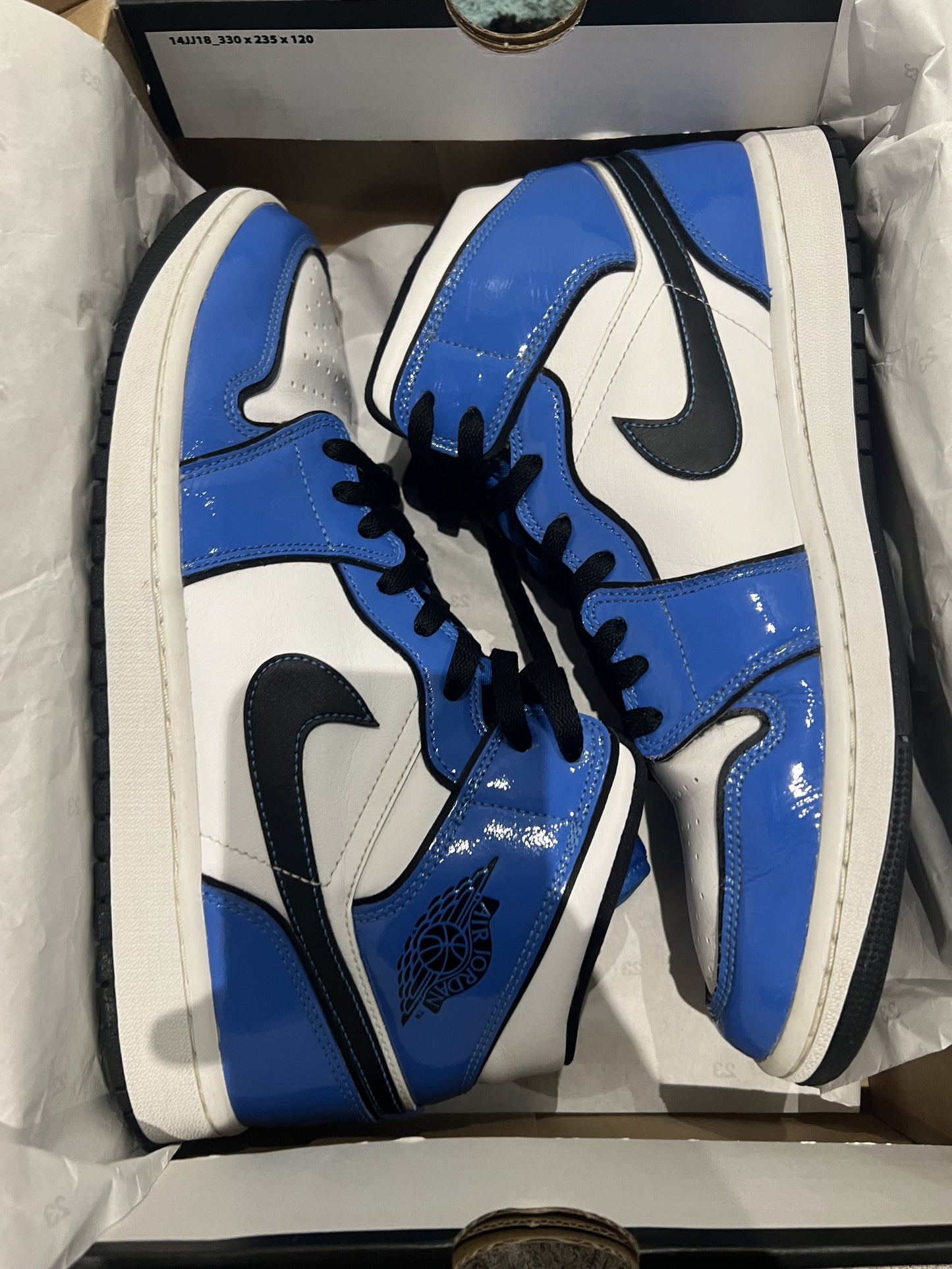 Jordan 1 Signal Blue 45