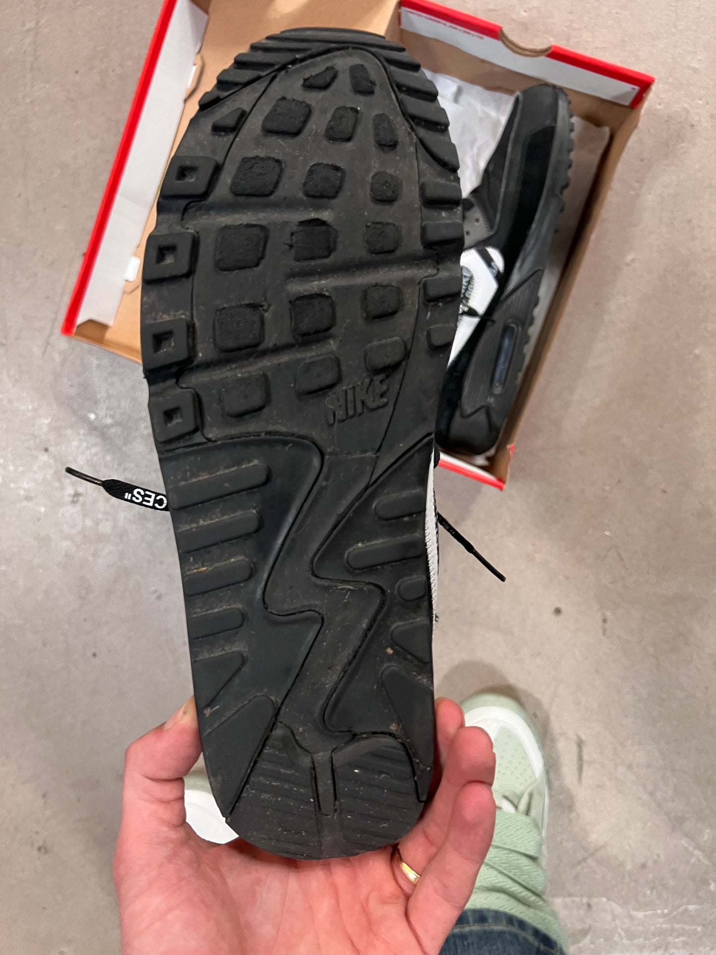 Air Max 90 Off White The Ten Black 44