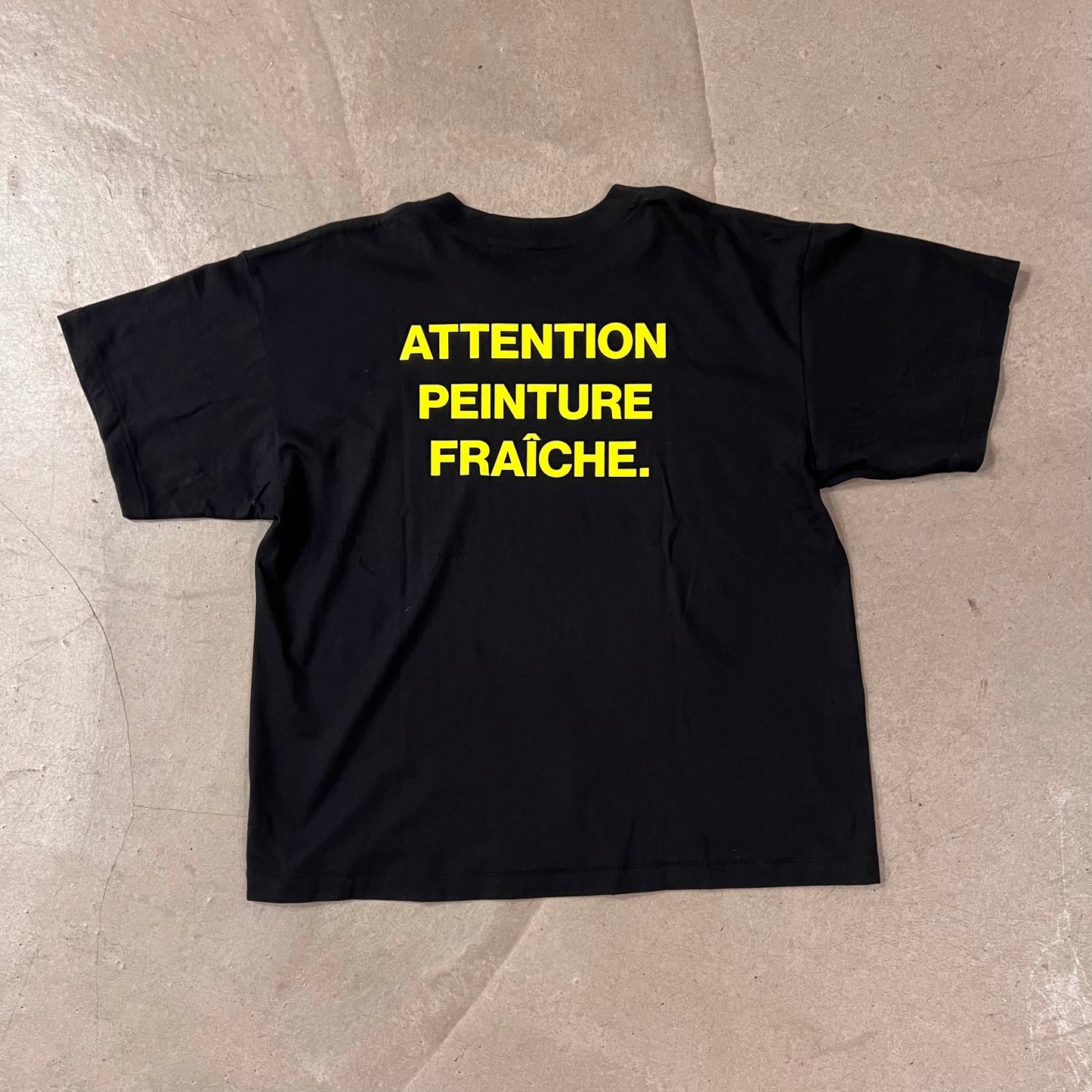 Tee Shirt APF Noir Jaune