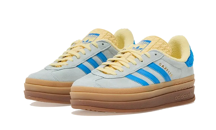 Adidas Gazelle Bold Almost Blue Yellow - IE0430