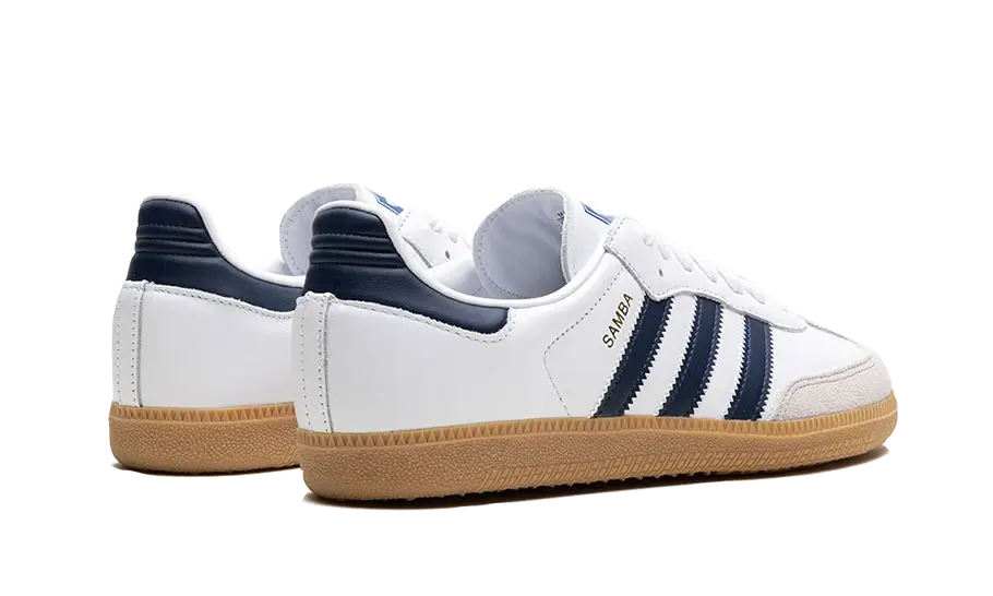 Adidas Samba OG Cloud White Night Indigo Gum - IF3814