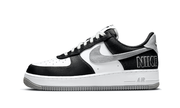 Nike Air Force 1 Low '07 LV8 EMB Black Silver - CT2301-001