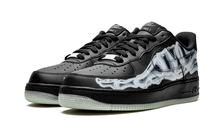 Nike Air Force 1 Low Black Skeleton Halloween (2019) - BQ7541-001