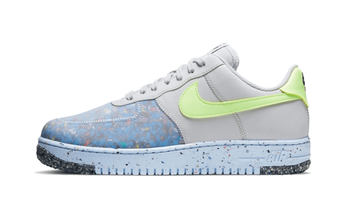 Nike Air Force 1 Low Crater Pure Platinum Barely Volt - CZ1524-001