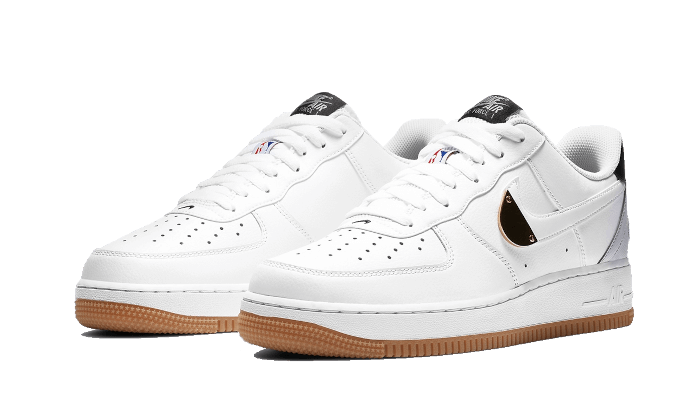 Nike Air Force 1 Low NBA White Grey Gum - CT2298-100