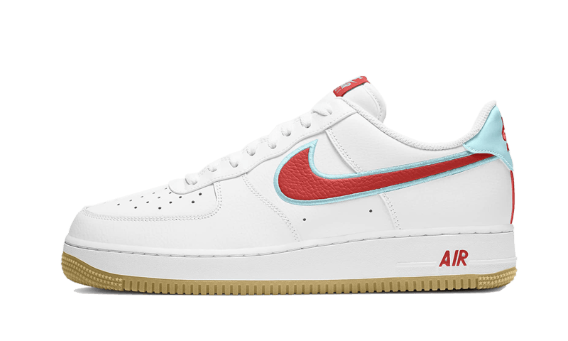 Nike Air Force 1 Low White Chile Red Glacier Ice - DA4660-101