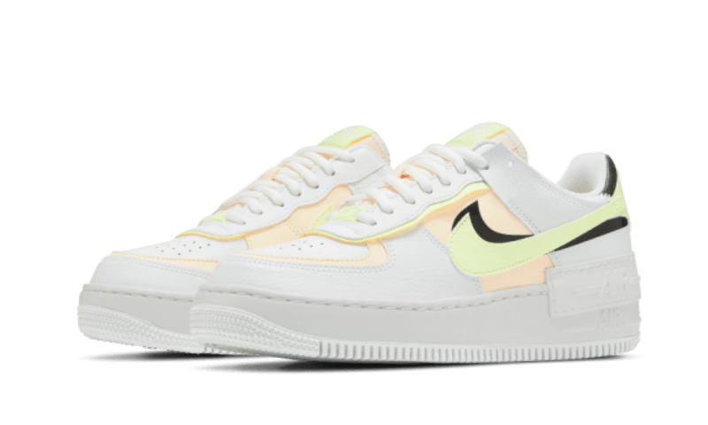 Nike Air Force 1 Shadow Summit White Barely Volt Crimson Tint - CI0919-107