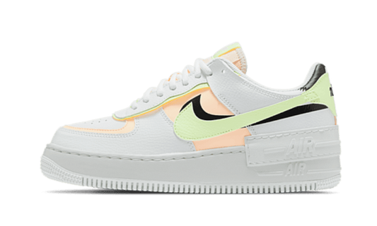 Nike Air Force 1 Shadow Summit White Barely Volt Crimson Tint - CI0919-107