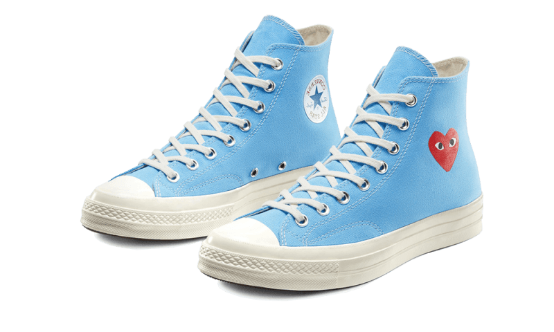 Converse Chuck Taylor All-Star 70s Hi Comme des Garçons PLAY Bright Blue - 168300C