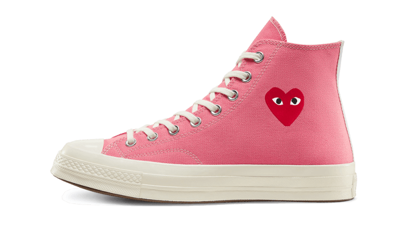 Converse Chuck Taylor All-Star 70s Hi Comme des Garçons PLAY Bright Pink - 168301C