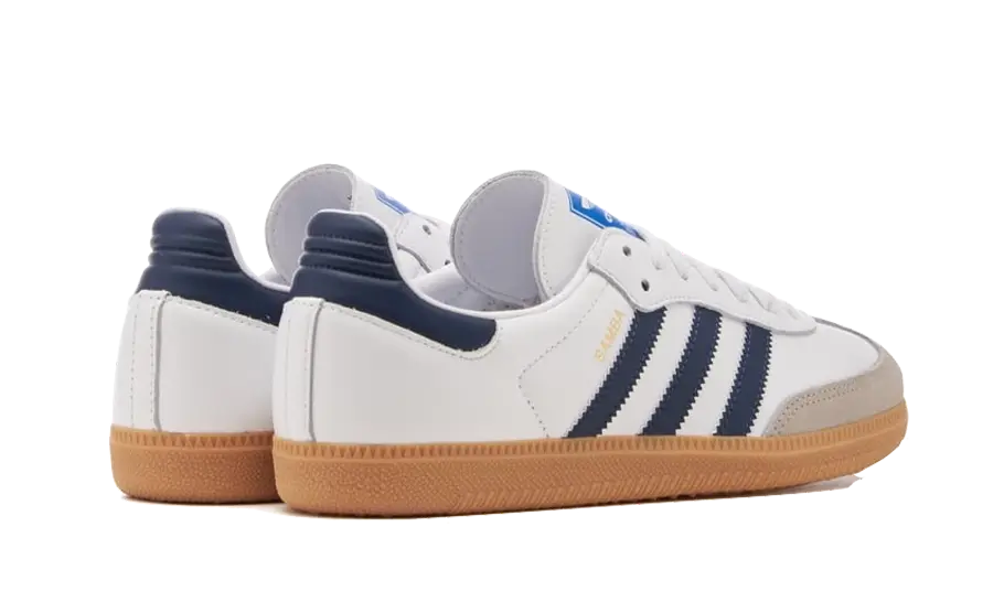 Adidas Samba OG Cloud White Night Indigo Gum  - IF3814