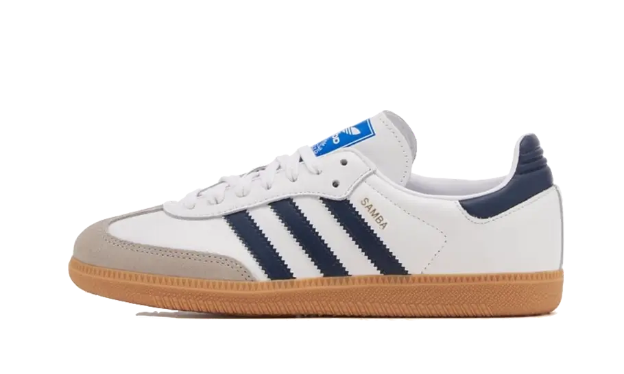 Adidas Samba OG Cloud White Night Indigo Gum  - IF3814