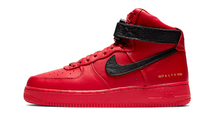 Nike Air Force 1 High Alyx University Red Black - CQ4018-601