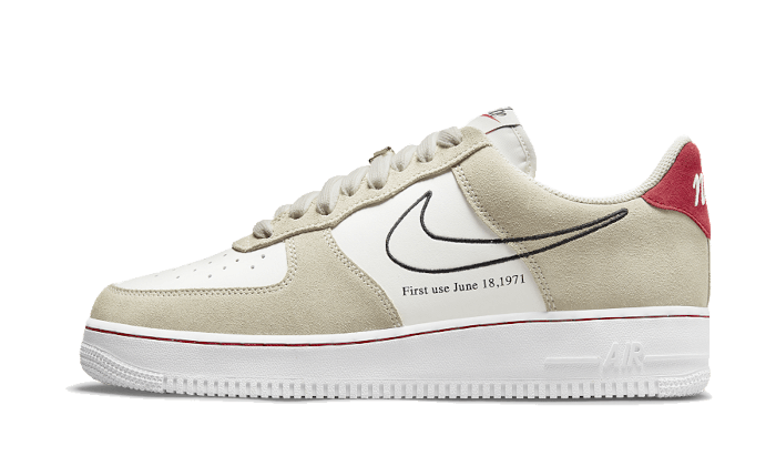 Nike Air Force 1 Low First Use Light Sail Red - DB3597-100