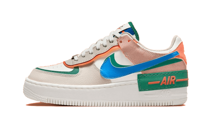 Nike Air Force 1 Shadow Sail Signal Blue Green - CI0919-109