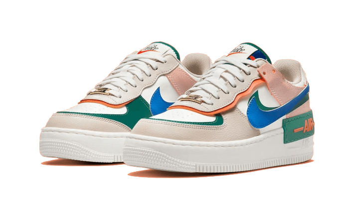 Nike Air Force 1 Shadow Sail Signal Blue Green - CI0919-109